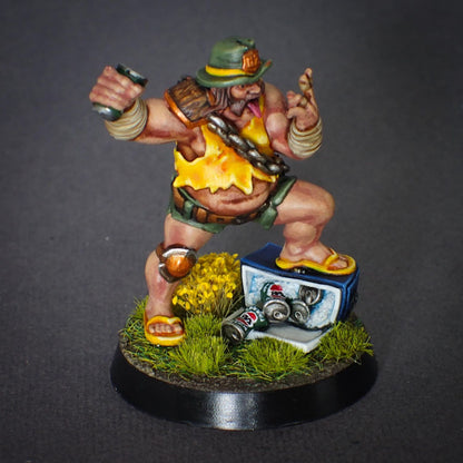 Merv'n "Brewchucker" Hughesson Star Player Miniature