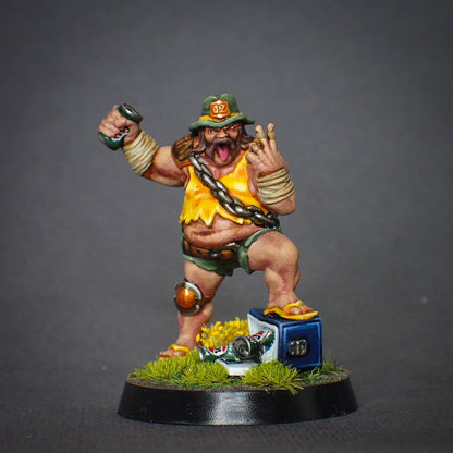 Merv'n "Brewchucker" Hughesson Star Player Miniature