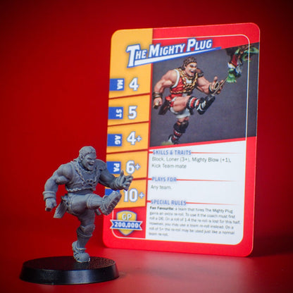The Mighty Plug Star Player Miniature